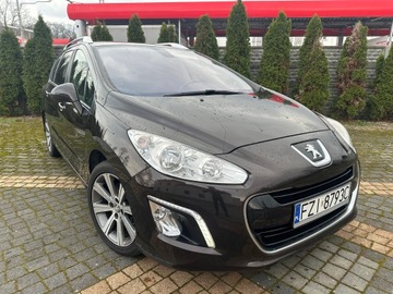 Peugeot 308 I Hatchback 5d Facelifting 1.6 THP 156KM 2012 PEUGEOT 308 SW Allure PANORAMA HAK 1.6 BENZYNA 156 KM KSIAZKA SERWISOWA, zdjęcie 1