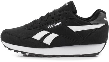Sneakersy męskie REEBOK REWIND RUN czarne tekstylne buty sportowe r. 42