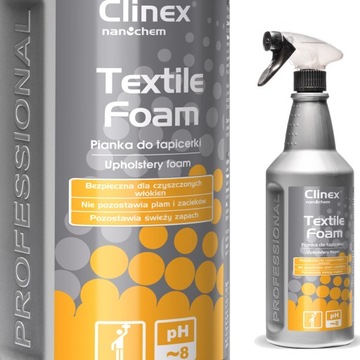 CLINEX Textile Foam Pianka Do Tapicerki Dywanów 1L