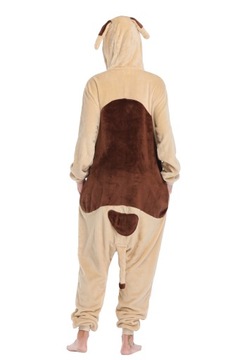 BULDOG Pies Piesek PIŻAMA Kombinezon Strój Kigurumi Onesie L 165-174 cm