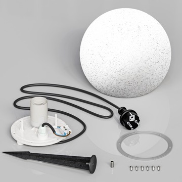 Установите 3 кусочки Светодиодную садовую лампу для сада 230 В E27 25/30/40 см.