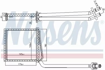 RADIÁTOR NISSENS 707217