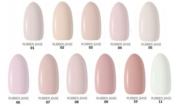 CLARESA RUBBER POWER BASE БЕСКИСЛОТНАЯ НАБОР ДЛЯ НОГТЕЙ MIX COLOR SET 2+1