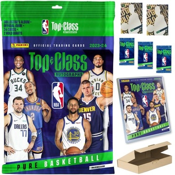 Album na Karty NBA Top Class 2024 Mega Zestaw Startowy Saszetki Holo Giants