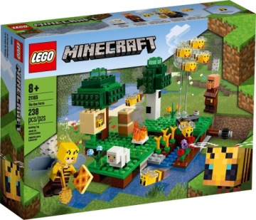 LEGO MINECRAFT 21165 FARMA PSZCZÓŁ PSZCZOŁA OWCA