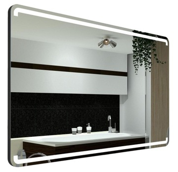 Lustro LED łazienkowe Mediolan obudowa 100x70cm