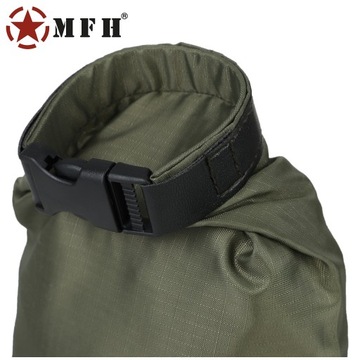 ВОДОНЕПРОНИЦАЕМАЯ СКАЧИВАЕМАЯ СУМКА MFH DRYBAG 1L OLIVE