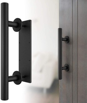 РУЧКА ДЛЯ РАЗДВИЖНОЙ ДВЕРИ + РУЧКА LOFT 30 СМ ЧЕРНАЯ