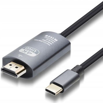 Kabel adapter USB-C 3.1 Typ-c do HDMI UHD 4K 200cm