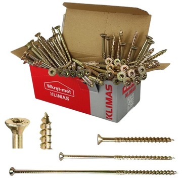 WKRĘTY CIESIELSKIE DO DREWNA WKCS 8x280 TORX 50szt