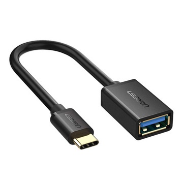 UGREEN ADAPTER PRZEJŚCIÓWKA USB 3.0 ŻEŃSKI DO USB-C 3.0 MĘSKI 5 GB/S 15 CM