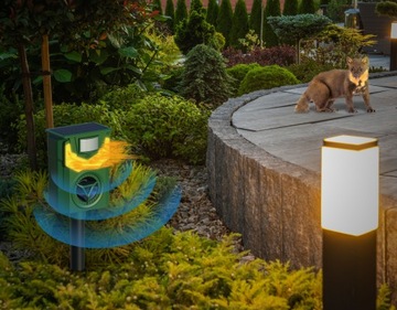 УЛЬТРАЗВУКОВОЙ ОТПУСКАТЕЛЬ КУНИЦЫ ОТ МУЖЧИН БЕЗ ВРЕДИТЕЛЕЙ ПЛАМЯ ГАРД