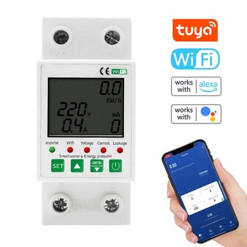 Электрический счетчик Tuya WiFi