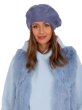 Klasyczny Dzianonowy Modny Stylowy BERET DAMSKI Zimowy