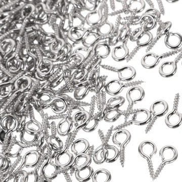 500 Pcs Mini Screw Eye Pin Peg Jewelry Making
