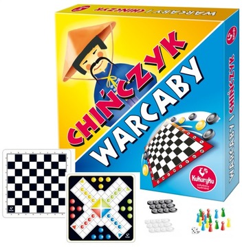 GRA RODZINNA PLANSZOWA WARCABY I CHIŃCZYK