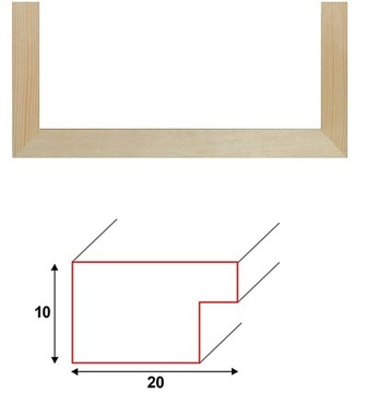 СОСНОВАЯ РАМА ПОД АЛМАЗНУЮ КАРТИНУ 30х40