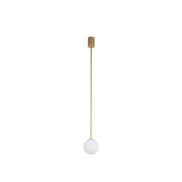 Nowodvorski Lampa wisząca kula szklana Kier M gold
