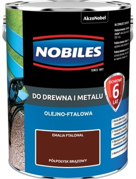 NOBILES FTALONAL FTALOWA BRĄZOWY PÓŁPOŁYSK 5L
