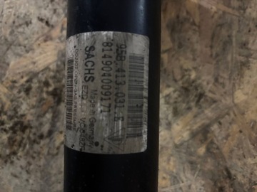 PORSCHE MACAN (95B) 2015 PŘEDNÍ STRANA LEVÝ TLUMIČ