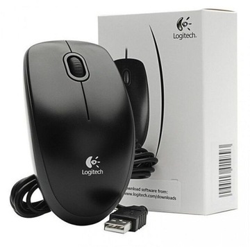 Mysz przewodowa Logitech B100 optyczna 800dpi