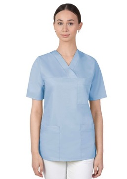 46 BLUZA MEDYCZNA DAMSKA KOSMETYCZNA FARTUCH 074l