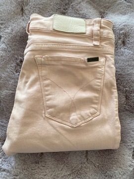 jeansy CALVIN KLEIN 26/30 blady róż / rurki / 8526