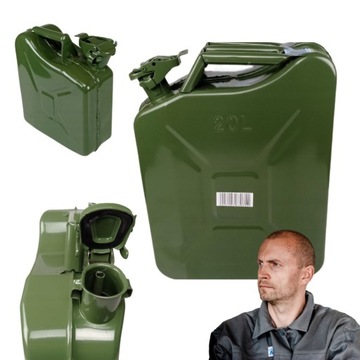 KANISTER NA PALIWO METALOWY 20L ON I Pb