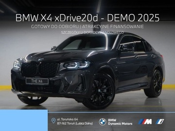 BMW X4 G02 SUV Facelifting 2.0 20d 190KM 2025 BMW X4 xDrive20d 190 KM mHEV - DEMO 25 - Kamera 360 - HarmanKardon - M Spo