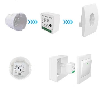 Przełącznik Tuya Smart Switch moduł WiFi 16A