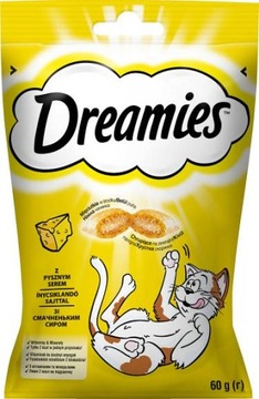 DREAMIES PRZYSMAK Z PYSZNYM SEREM DLA KOTA 60g