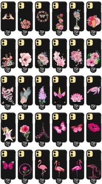 Матовый ЧЕРНЫЙ чехол для IPHONE 11 Spring Top Patterns