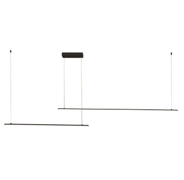 Lampa wisząca MONAKO DUO LED długa nad stół nowoczesna 210cm slim Wobako