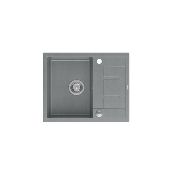 Zlewozmywak granitowy szary MORGAN 116 QUADRON