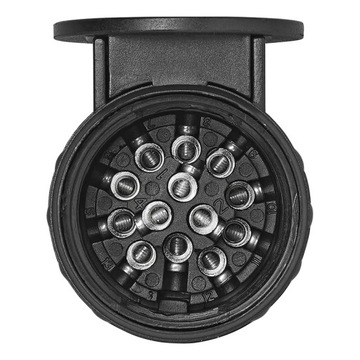 ВИЛКА 13-контактная вилка для прицепа, тип Jaeger, короткая