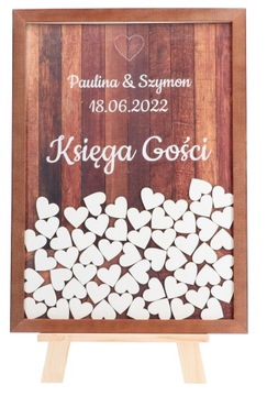 СВАДЕБНАЯ ГОСТЕВАЯ КНИГА СВАДЕБНАЯ КАРТИНА СЕРДЦЕ РАМА KSG002