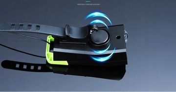 МОЩНАЯ велосипедная лампа 2 светодиода CREE на передней панели USB