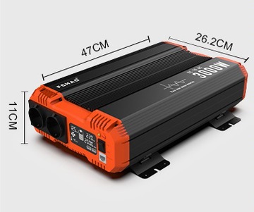 АВТОМОБИЛЬНЫЙ ИНВЕРТОР 3000ВТ 24В 230В СИНУС ЖК-дисплей