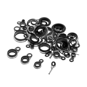 37 шт., телескопические направляющие для удочки, ремонтный комплект для удочки