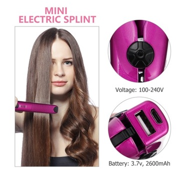 WAŁKI DO PROSOWANIA WŁOSÓW LOKÓWKI PODRÓŻ BIAŁY