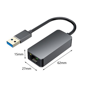 Ethernet-адаптер с алюминиевой оболочкой Кабель Plug and Play Сетевой концентратор