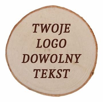 Magnes z grawerem z Twoim LOGO DOWOLNY NAPIS