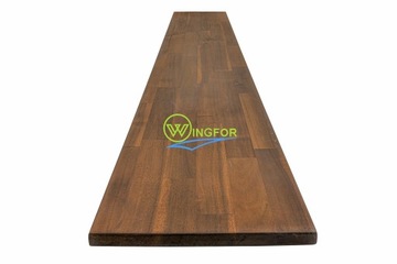 Parapet wewnętrzny drewniany AKACJA kolor Teak 243 x 33 x 2,6 cm GOTOWY