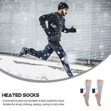 Носки с подогревом для мужчин и женщин, перезаряжаемые носки, холодные ноги