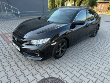 Honda Civic X Hatchback 5d 1.0 VTEC Turbo 129KM 2017 Honda Civic 1.0Vtec, Stan Idealny,NAVI,Klimatronic