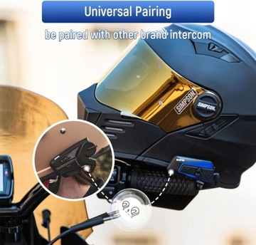 НАБОР LEXIN B4FM ДЛЯ МОТОЦИКЛА BLUETOOTH, 2 ПРЕДМЕТА