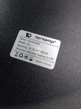 Аудиомикшер Tenlamp G3 с микрофоном