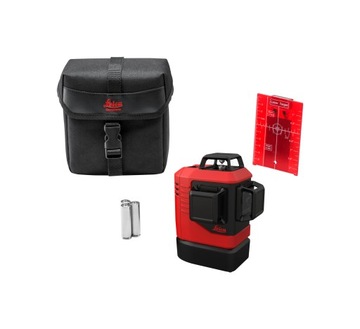 Laser krzyżowy 360° Leica Lino L6R statyw detektor