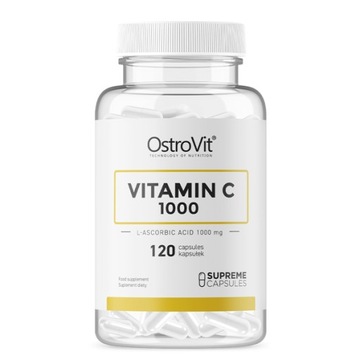 OSTROVIT WITAMINA C 1000 mg 120 KAPSUŁEK ODPORNOŚĆ