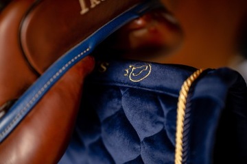 Czaprak VS skokowy Night Blue Velvet granatowy